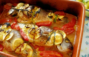 Baked Bream Fish with Lemon | Easy Mediterranean Recipe