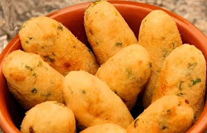 Crispy Baked Cod Croquettes | Authentic Portuguese Recipe