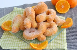 Delicious Fried Orange Donuts Recipe