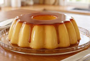 Portuguese Pineapple Pudding Recipe: Easy 4-Ingredient Dessert