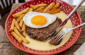 Portuguese Steak with Egg Recipe with Authentic Beer Sauce