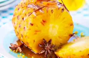 Tasty Roasted Pineapple with Cinnamon Recipe