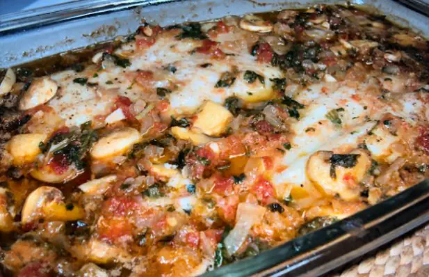 Baked Fish Fillets with Mushrooms Recipe