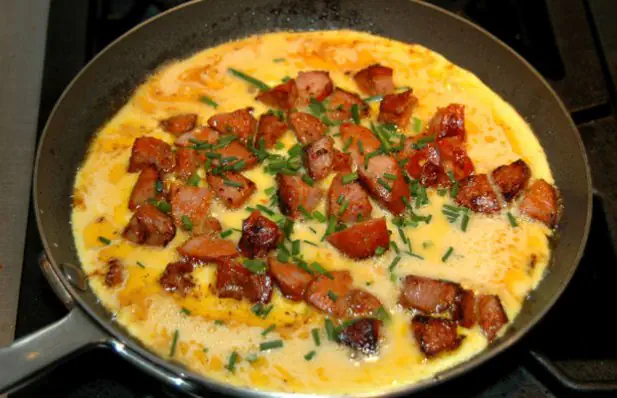 Chouriço or Linguiça Omelette Recipe