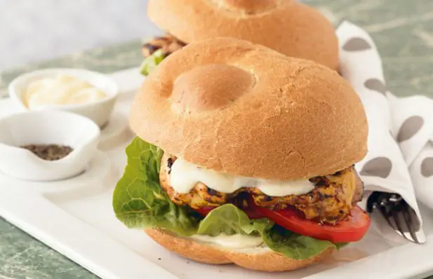 Tasty Lemon Marinated Chicken Burger Recipe