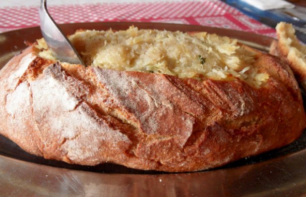 Portuguese Cod Stuffed Cornbread Recipe