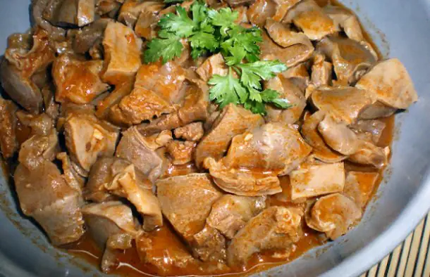 Turkey Gizzards with Beer Recipe