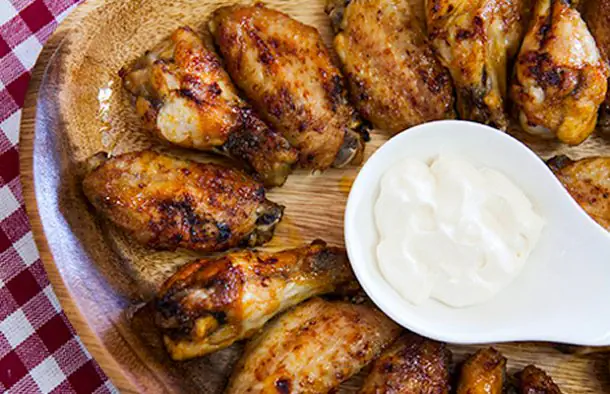 Portuguese-Style Chicken Wings with Dip Recipe