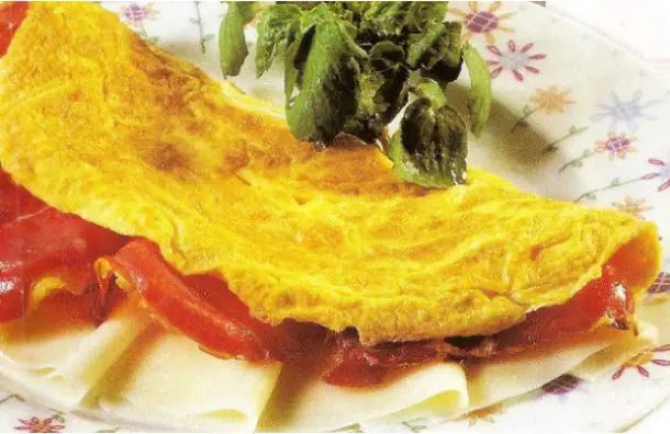 Yum Ham and Cheese Omelette Recipe