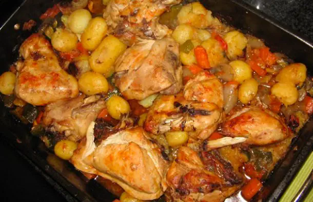 Roasted Chicken with Vegetables Recipe