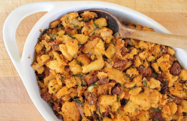 Popular Portuguese-Style Chouriço Stuffing Recipe