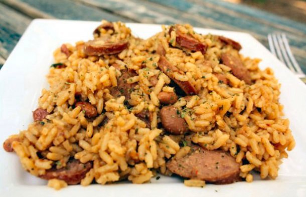 Portuguese Linguiça Rice Recipe