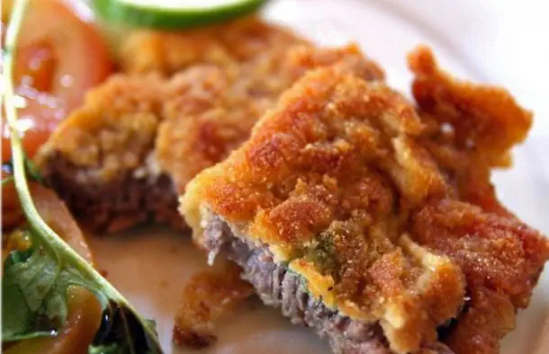 Breaded Fried Garlic Steaks Recipe