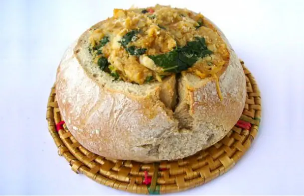 Stuffed Bread with Cod Recipe