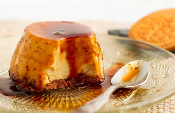 Delicious Flan with Maria Biscuits Recipe