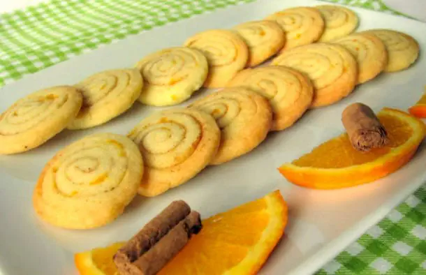 Orange Cookies with Cinnamon Recipe