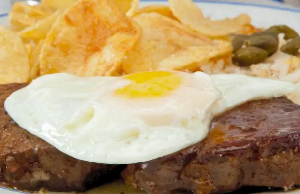 Steak with Egg on Horseback Recipe