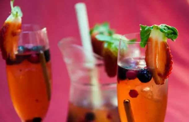 Berries and Champagne Sangria Recipe