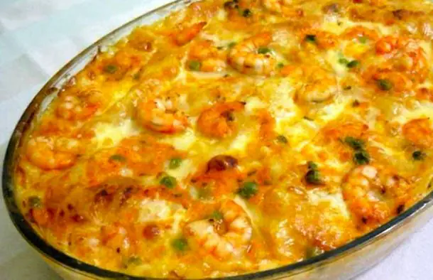 Simple Portuguese-Style Shrimp Stroganoff Recipe