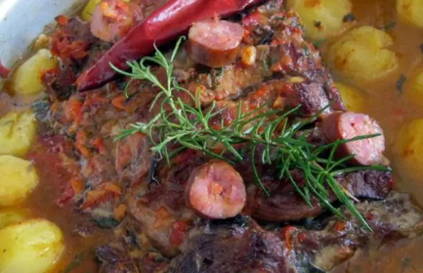 Roasted Pork Loin with Chouriço Recipe