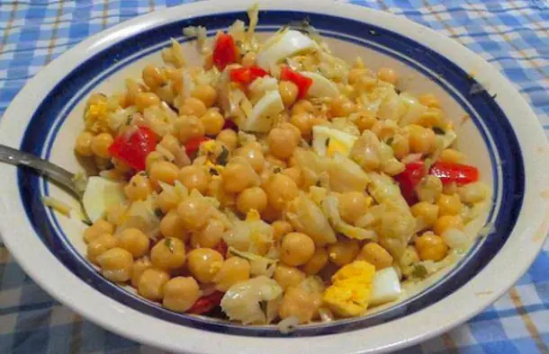 Quick Cod and Chickpea Salad Recipe