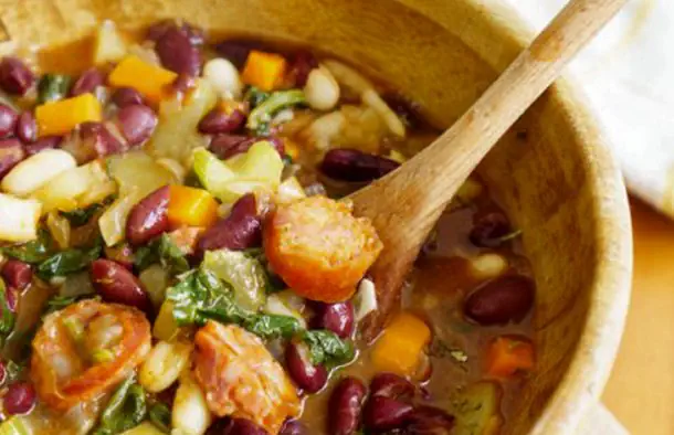 Soup with Cabbage and Chouriço Recipe