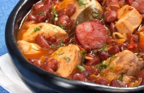 Chicken, Beans and Chouriço Stew Recipe