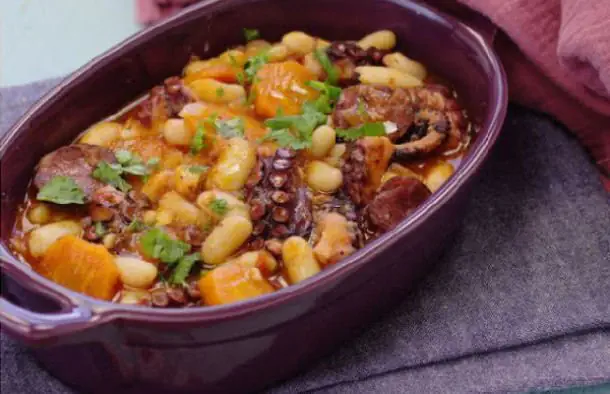 Marvelous Octopus with Beans Recipe