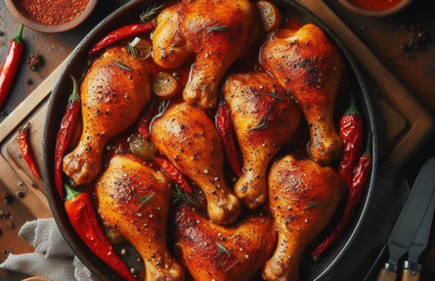 Portuguese Roasted Chicken with Piri Piri Sauce Recipe