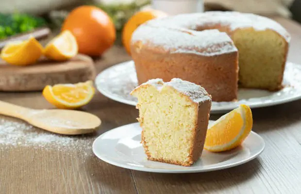 Orange Cake Without Frosting Recipe