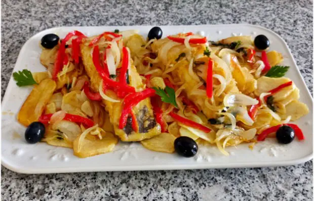 Braga-Style Codfish (Bacalhau à Braga) Recipe