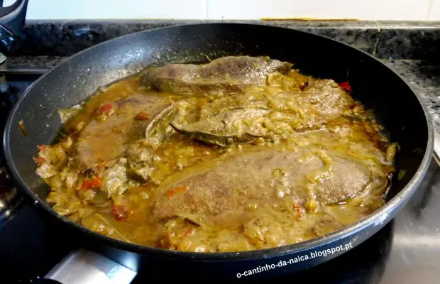 Liver with Garlic and Onion Recipe