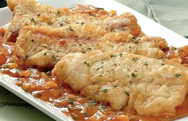 Sole fillets with Shrimp Sauce Recipe