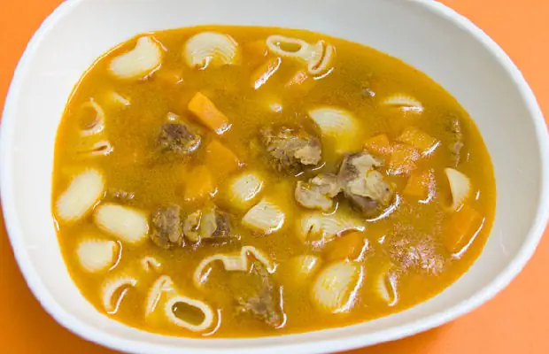 Veal and Pasta Soup (Sopa de Vitela) Recipe