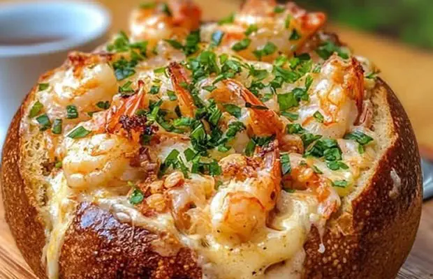 Delicious Stuffed Shrimp Bread Recipe