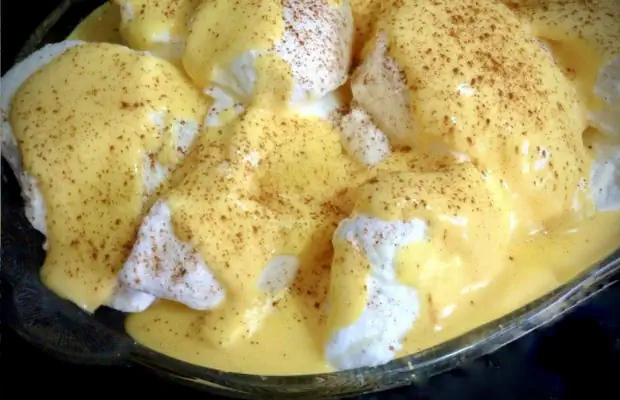 Poached Meringue Clouds Recipe