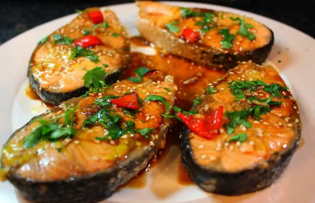 Flavorful Seared Salmon with Mustard Sauce Recipe