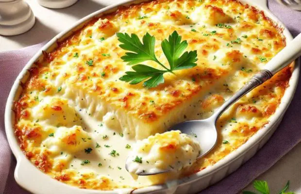 Creamy Roasted Cod and Shrimp Recipe