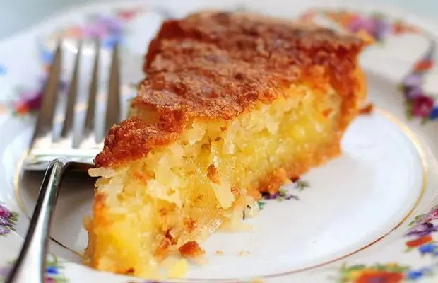 Delectable Moist Coconut Tart Recipe