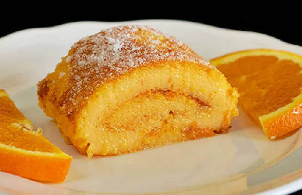 Sweet and Delicious Orange Roll recipe