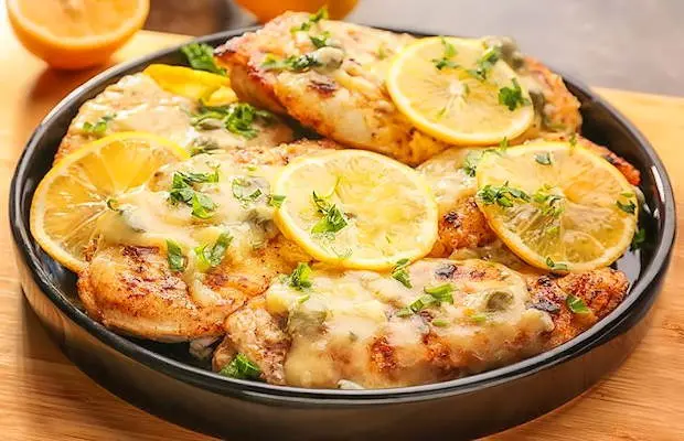 Lemon Roast Chicken with Mustard Sauce Recipe