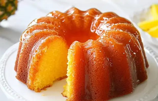 Mouthwatering Pineapple Glazed Cake Recipe